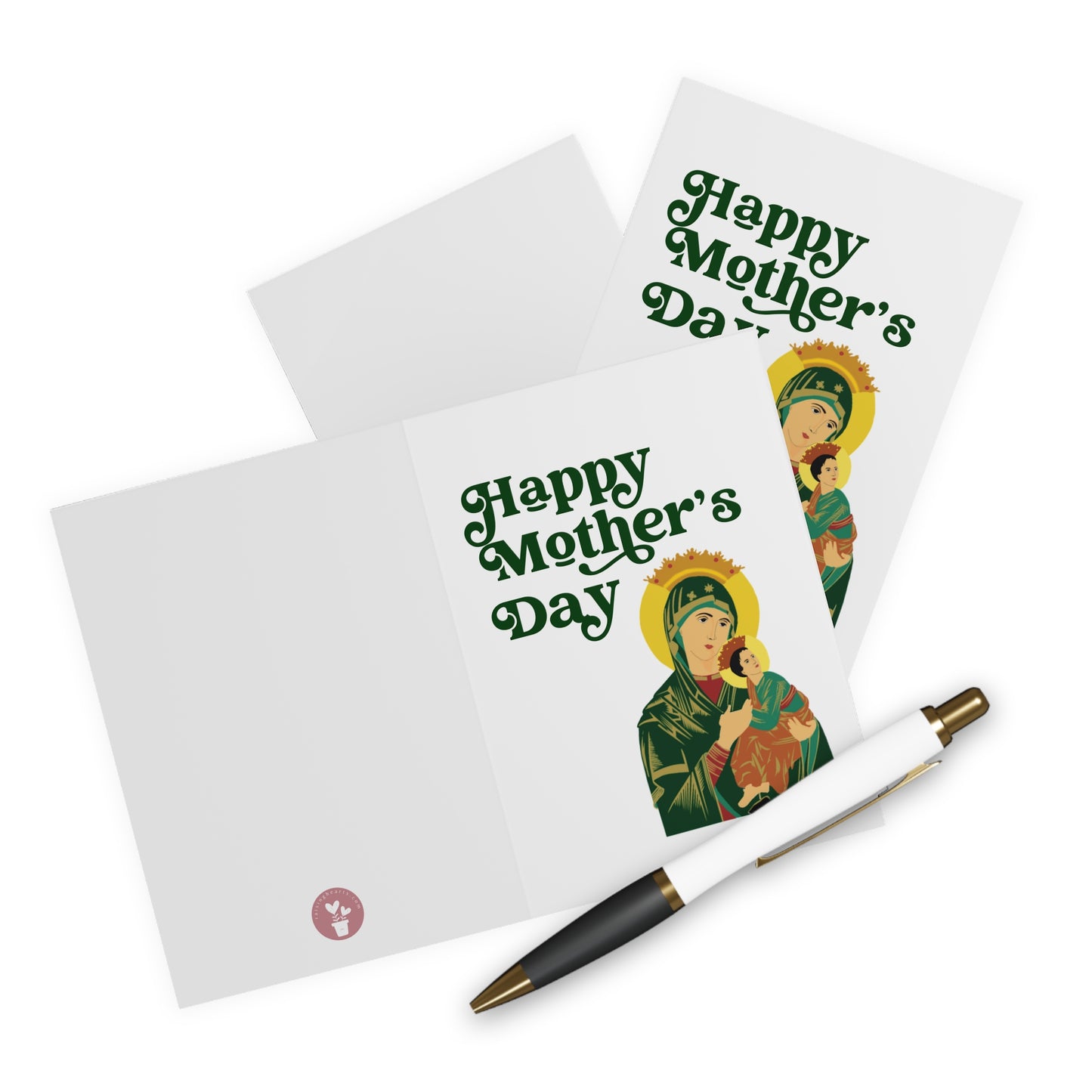 Happy Mothers Day Greeting Cards - Set of 5 - Featuring Our Lady of Perpetual Help