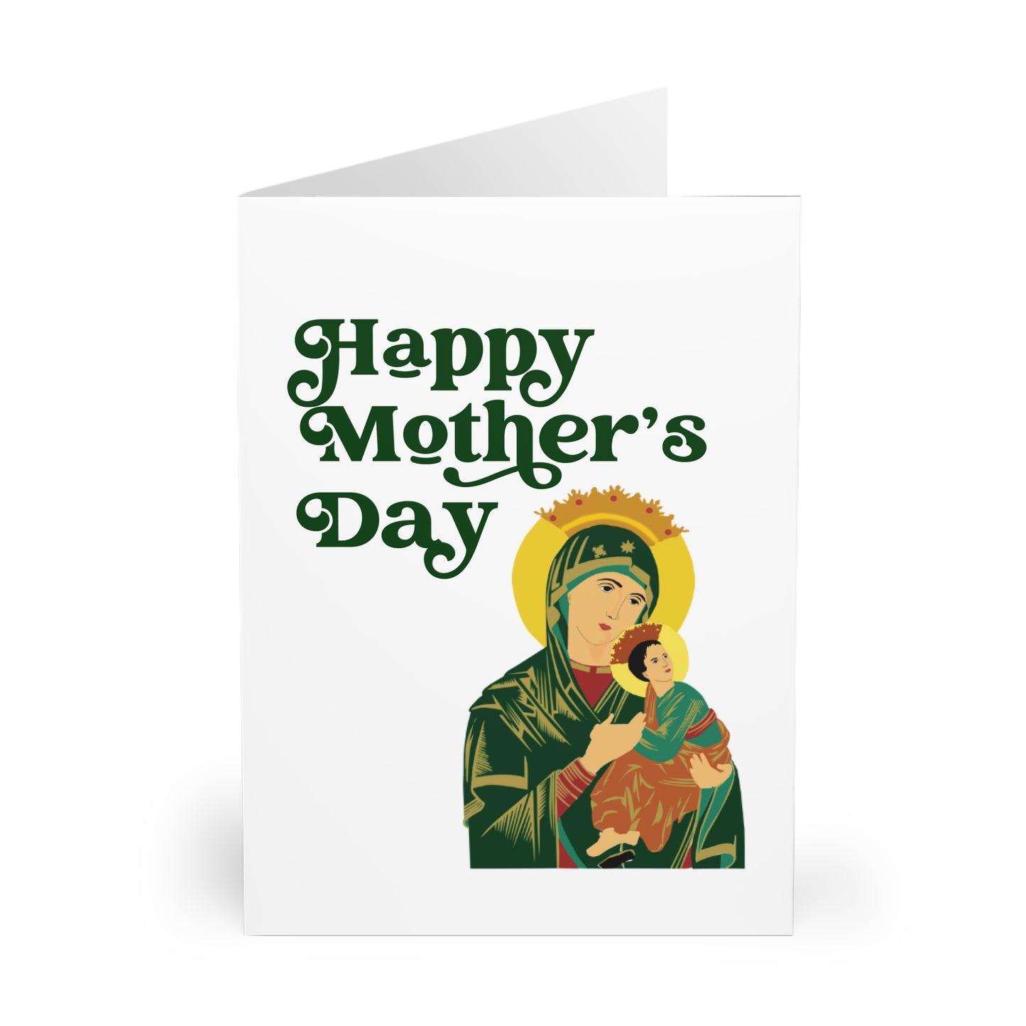 Happy Mothers Day Greeting Cards - Set of 5 - Featuring Our Lady of Perpetual Help