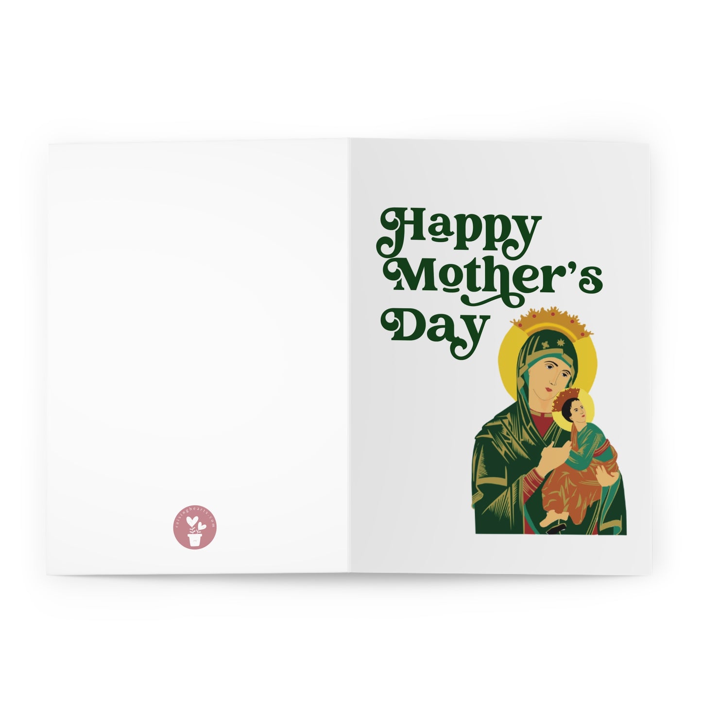 Happy Mothers Day Greeting Cards - Set of 5 - Featuring Our Lady of Perpetual Help