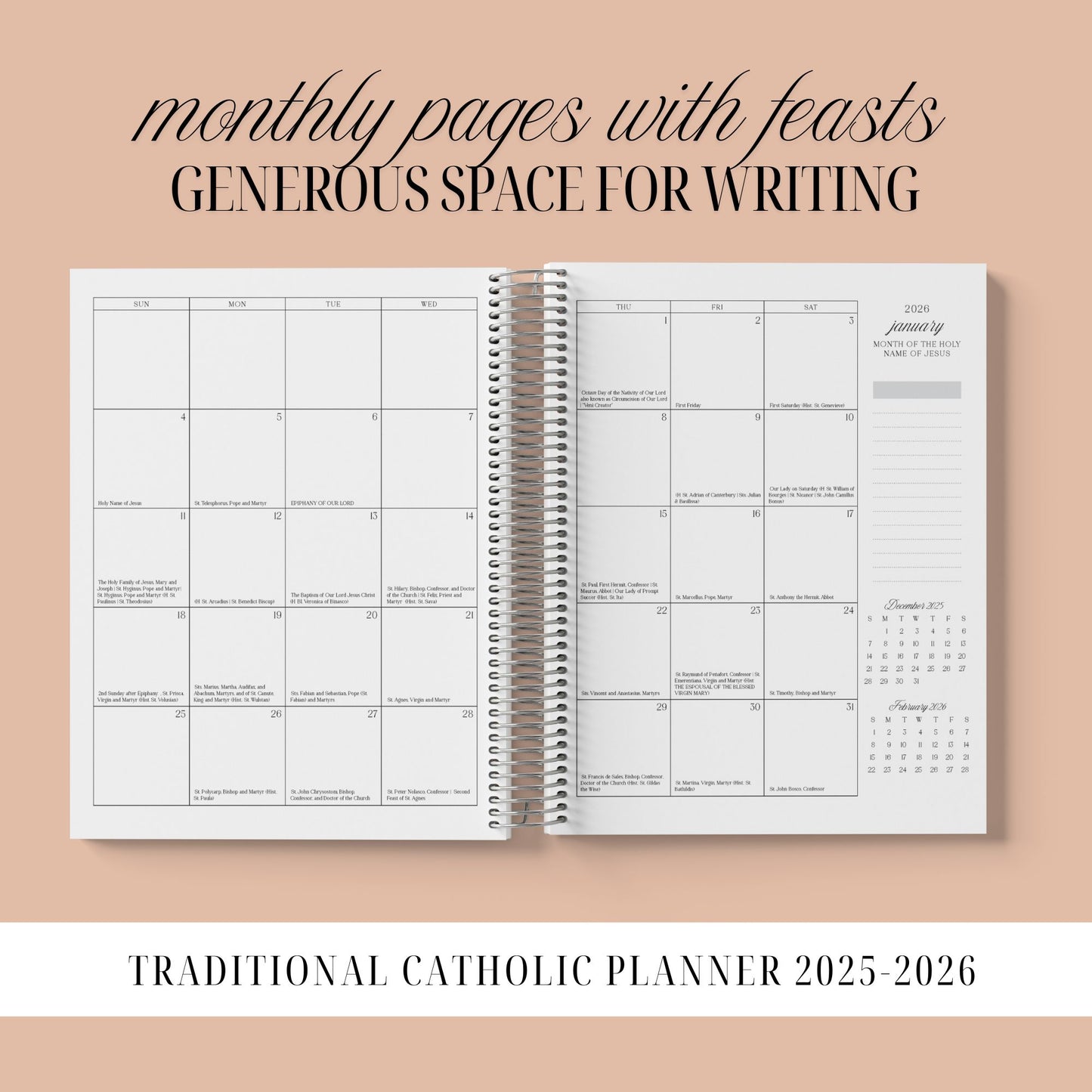 Raising Hearts Traditional Catholic Planners & Calendars