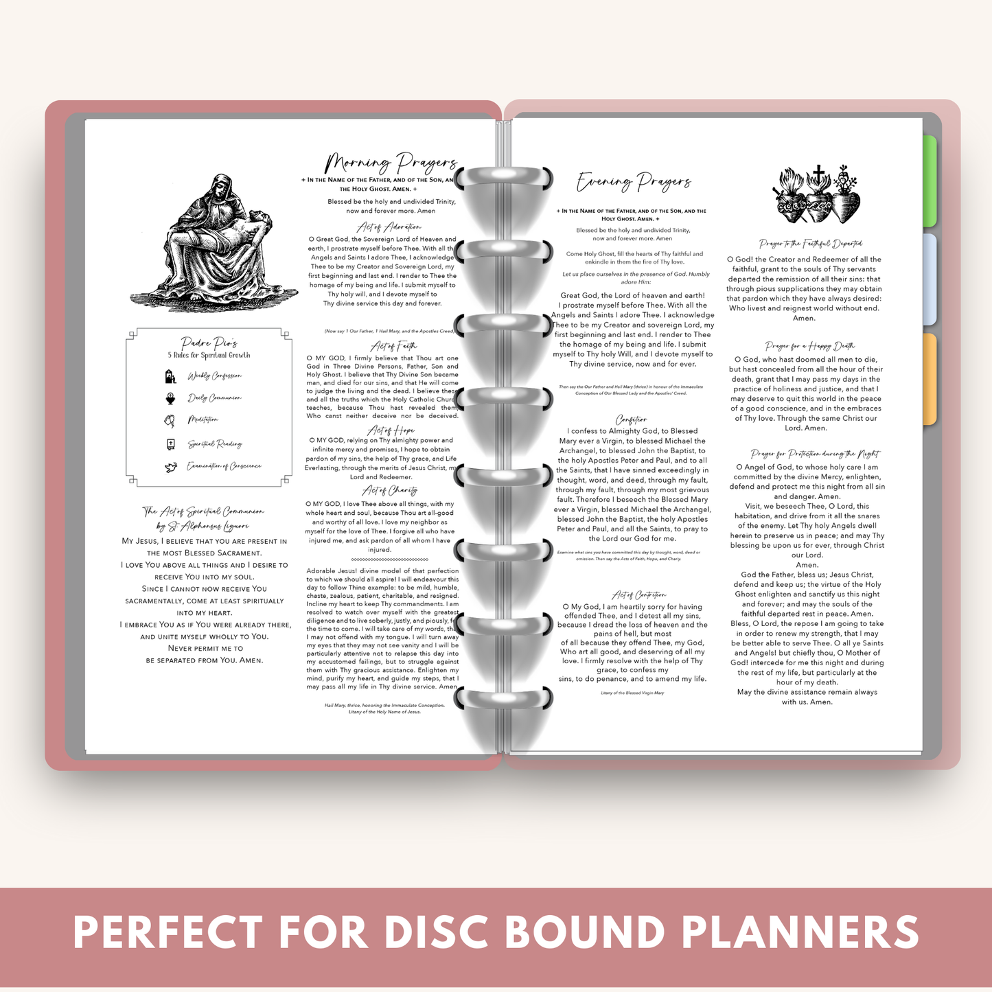 2025 Traditional Catholic Planner - Half Letter Size Printable PDF