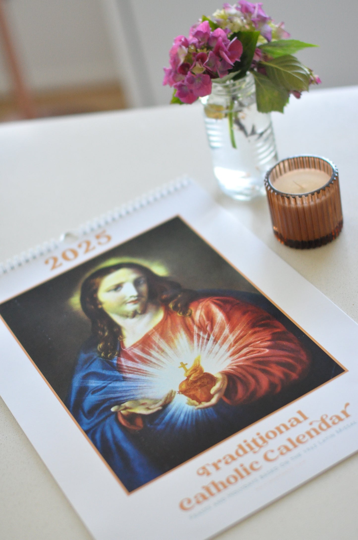 2025 Traditional Catholic Calendar | Religious Paintings | Size: Tabloid or A3