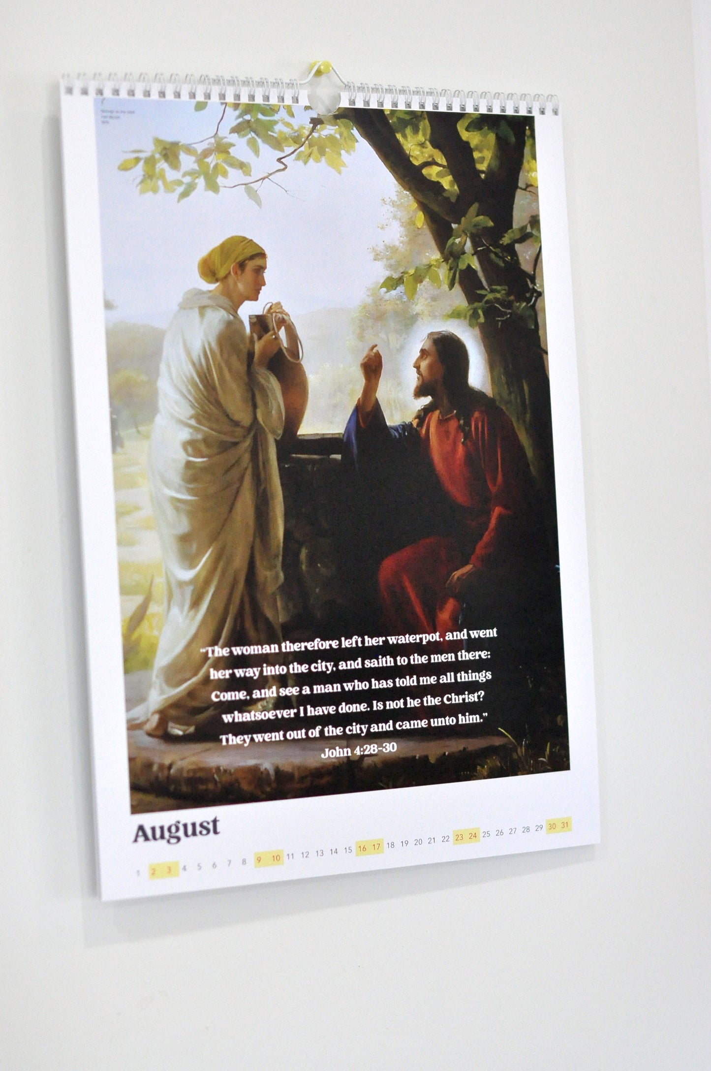 2025 Wall Calendar - Brave Women in the Bible | Big Size Vertical Calendar