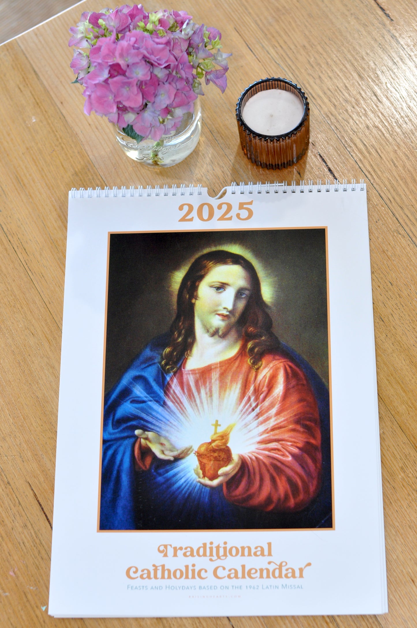 2025 Traditional Catholic Calendar | Religious Paintings | Size: Tabloid or A3