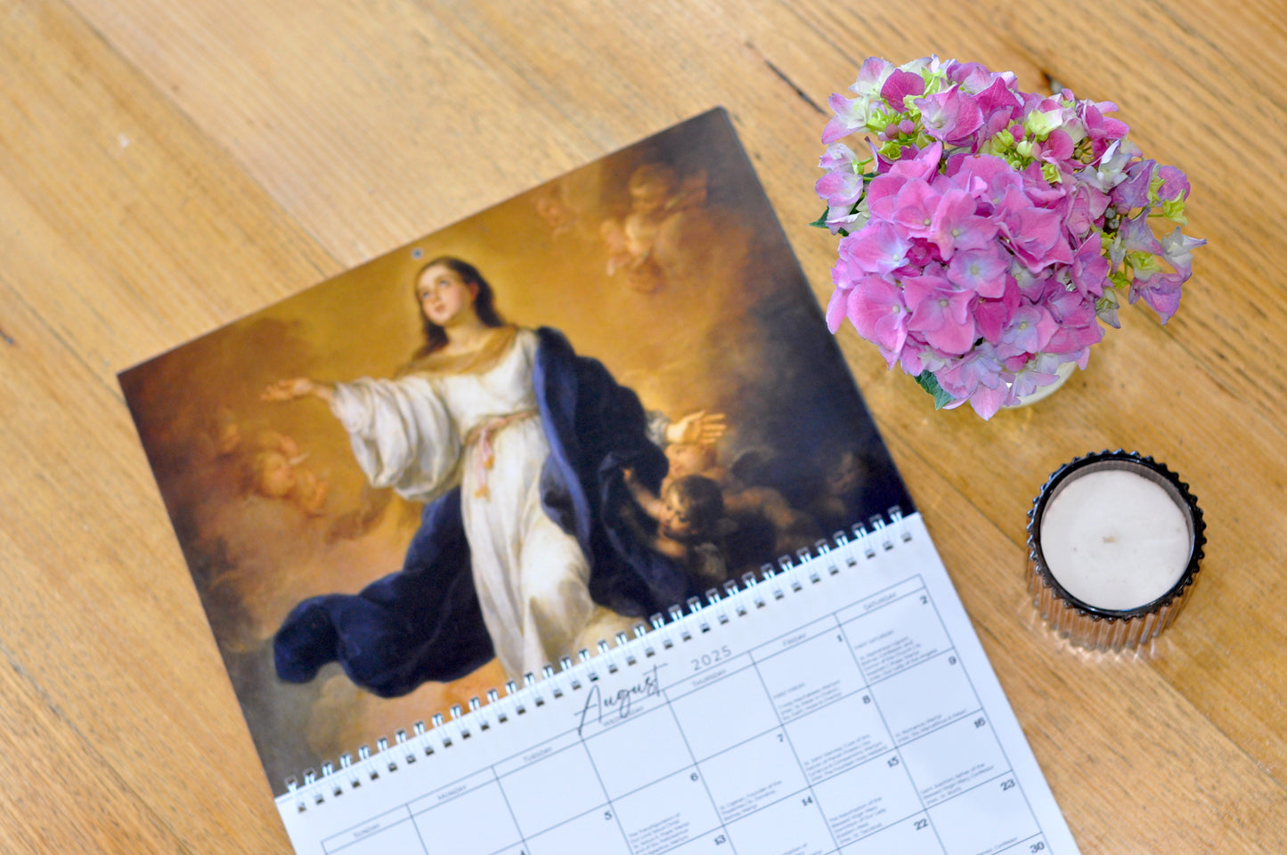 2025 Landscape Calendar – Feasts & Holy Days from the 1962 Latin Missal with Beautiful Religious Paintings